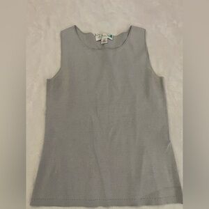 Casual Corner Light Gray Tank Top